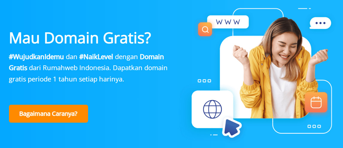 Dapet Domain Gratis dari Rumahweb!